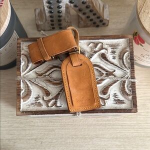 Louis Vuitton Leather Bag Tag